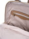 Рюкзак бежево-коричневый с принтом | 6264425 | фото 7