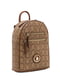 Рюкзак светло-коричневая с принтом | 6264456 | фото 4
