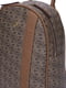 Рюкзак коричневый с принтом | 6264508 | фото 6