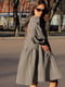Сукня А-силуету в клітинку чорно-біла | 6264815 | фото 2