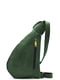 Сумка-рюкзак слинг на одно плечо зеленый | 6265061 | фото 2