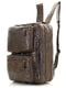 Сумка-рюкзак трансформер коричневая | 6265073 | фото 6