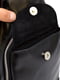 Міні-рюкзак слінг на одну шлейку чорний | 6265461 | фото 8