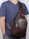 Рюкзак на одне плече коричневий | 6265508 | фото 10
