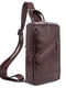 Рюкзак на одно плечо темно-коричневый | 6265619 | фото 2