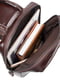 Рюкзак на одно плечо темно-коричневый | 6265619 | фото 9