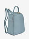 Рюкзак кожаный голубой | 6268477 | фото 2
