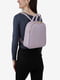 Рюкзак шкіряний фіолетовий | 6268479 | фото 5