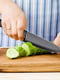 Набор ножей с оригинальными лезвиями с V-насечкой с ножницами и овощечисткой из 6 предметов | 6268624 | фото 2