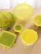 Набор многоразовых силиконовых крышек для посуды Super Stretch Silicone Lids 6 шт. | 6268764 | фото 3