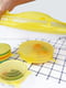 Набор многоразовых силиконовых крышек для посуды Super Stretch Silicone Lids 6 шт. | 6268764 | фото 5