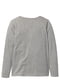 Лонгслив серый с принтом пижамный | 6270344 | фото 2