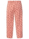 Штани персикового кольору з принтом | 6270356 | фото 3