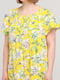 Сукня жовта з квітковим принтом | 6270580 | фото 3