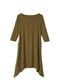 Сукня А-силуету кольору хакі | 6270603 | фото 2