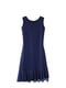 Платье А-силуэта темно-синее | 6270610 | фото 2