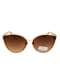 Сонцезахисні окуляри бронзового кольору | 5828746 | фото 2