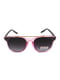 Сонцезахисні окуляри чорно-рожеві | 5828753 | фото 2