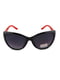 Сонцезахисні окуляри червоно-чорні | 6271173 | фото 2