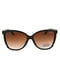 Сонцезахисні окуляри коричневі | 6271251 | фото 2