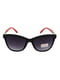 Сонцезахисні окуляри чорно-червоні | 6271261 | фото 2