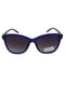 Сонцезахисні окуляри темно-сині | 6271275 | фото 2