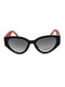 Сонцезахисні окуляри чорно-червоні | 6271308 | фото 2
