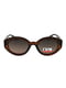 Сонцезахисні окуляри чорно-коричневі | 6271378 | фото 2