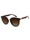 Сонцезахисні окуляри чорно-коричневі | 6271379