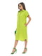 Сукня-сорочка салатового кольору | 6272517 | фото 2
