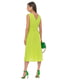 Платье А-силуэта салатового цвета | 6272520 | фото 4