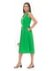 Сукня А-силуету зелена | 6272521 | фото 4