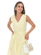 Сукня А-силуету жовта | 6272522 | фото 3