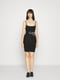 Сукня-футляр чорна з принтом | 6272903 | фото 5