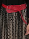 Сукня А-силуету в чорно-бежева в горох | 6271591 | фото 6