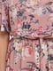 Сукня А-силуету рожева з квітковим принтом | 6271671 | фото 3