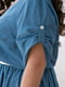 Платье А-силуэта голубое | 6271686 | фото 5