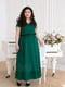 Платье А-силуэта зеленое | 6271688 | фото 2