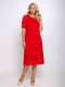 Платье А-силуэта красное | 6271691 | фото 4