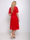 Платье А-силуэта красное | 6271691 | фото 5