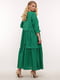 Платье А-силуэта зеленое | 6271701 | фото 4