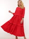 Сукня А-силуету червона | 6271702 | фото 2
