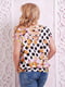 Блуза комбинированной расцветки | 6271727 | фото 3
