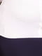 Сукня-футляр біло-синя жакардова | 6271778 | фото 3