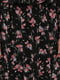 Сукня А-силуету чорна з квітковим принтом | 6271789 | фото 5