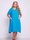 Сукня А-силуету блакитна | 6271802
