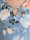 Туніка блакитна з квітковим принтом | 6271859 | фото 4