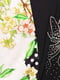 Блуза з квітковим принтом та стразами | 6271732 | фото 2