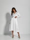 Платье А-силуэта белое | 6269927 | фото 3