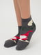 Шкарпетки темно-сірі з малюнком | 6275431 | фото 2